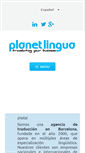 Mobile Screenshot of planetlingua.com