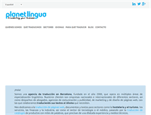 Tablet Screenshot of planetlingua.com